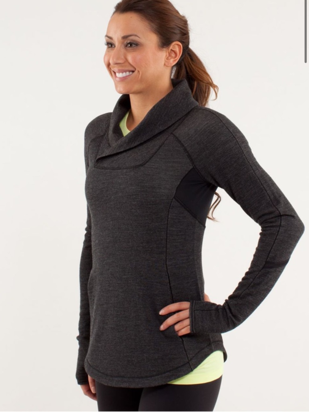 Lululemon Run: Pitter Patter Pullover - Merino Wool Beige
